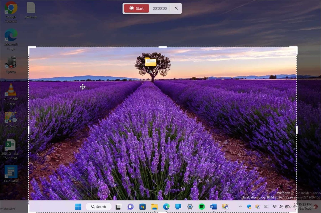 Come registrare lo schermo con lo strumento di cattura su Windows 11