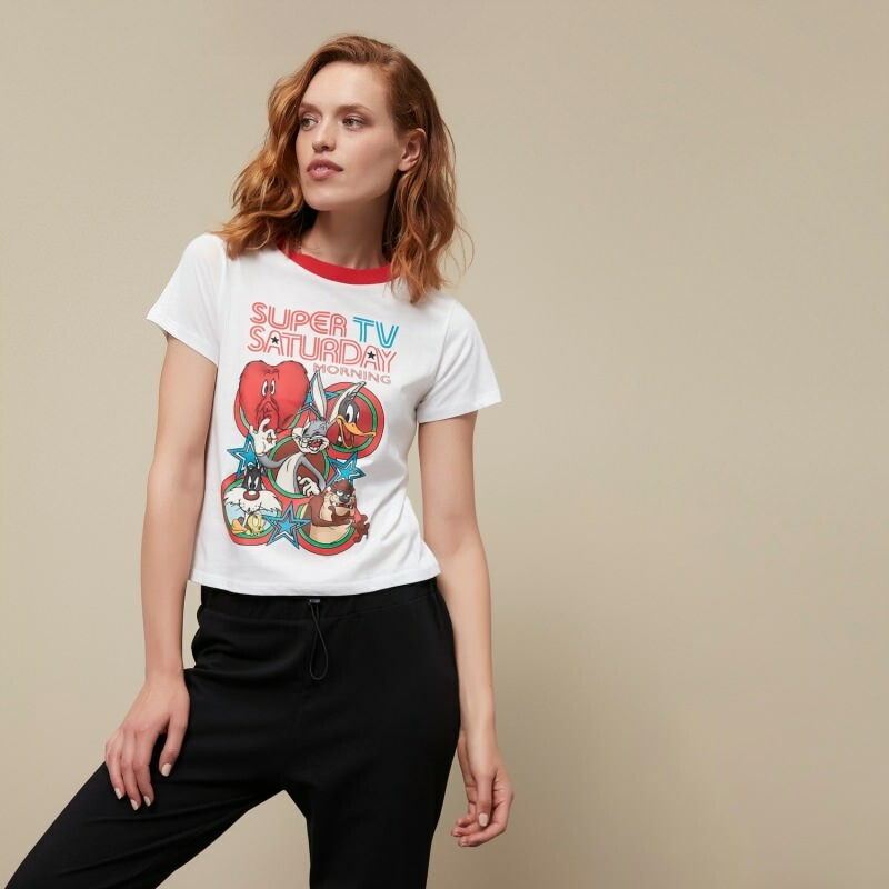 I più eleganti modelli di magliette con personaggi Looney Tunes! Modelli di t-shirt stampate