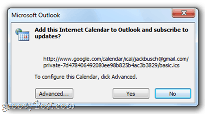 Google Calendar a Outlook 2010`Google Calendar a Outlook 2010
