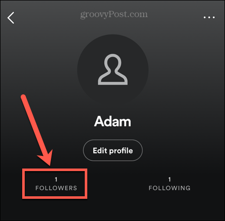 follower su dispositivi mobili di spotify