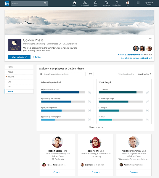 LinkedIn ha implementato diverse nuove funzionalità per aiutare i membri a connettersi con le aziende a cui tengono.