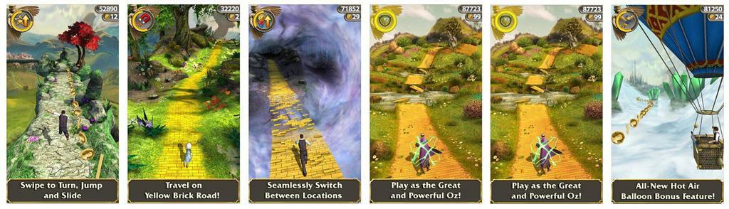 App gratuita della settimana per Apple iTunes Store, Temple Run: OZ