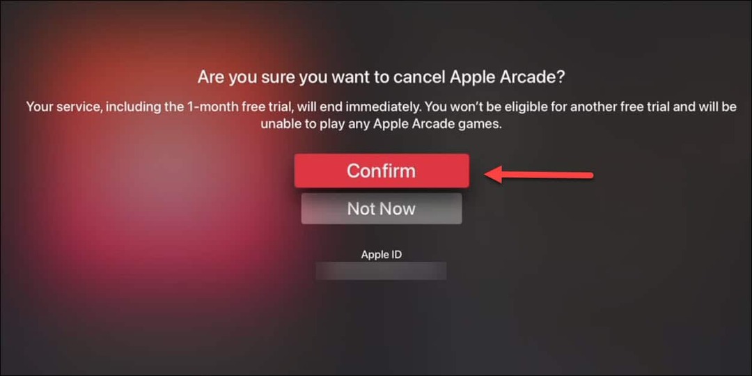 Come annullare Apple Arcade