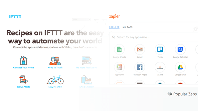 IFTTT zapier compiti automazione smart time cloud computing studente universitario digitale