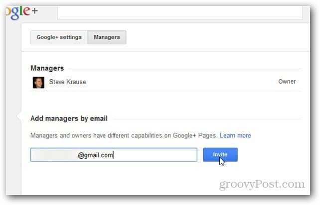 Come aggiungere un amministratore o un gestore a una pagina Google+