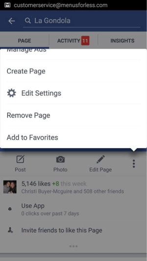 Sul cellulare, visita la tua pagina Facebook e tocca Modifica impostazioni. Sul desktop, fai clic su Impostazioni.