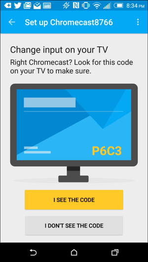 Configurazione del Chromecast