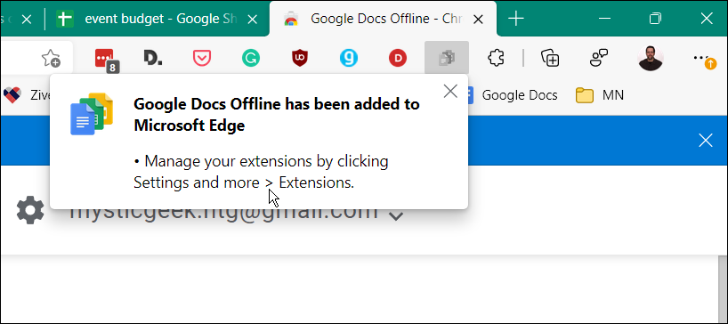 Estensione offline di Google Documenti