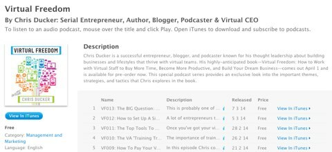 libertà virtuale podcast itunes