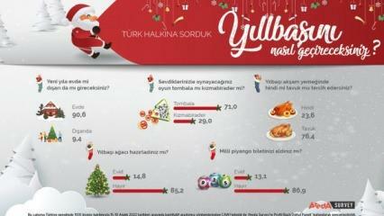 Il sondaggio Areda ha discusso le preferenze del popolo turco per il nuovo anno! La carne di pollo è carne di tacchino nel nuovo anno...