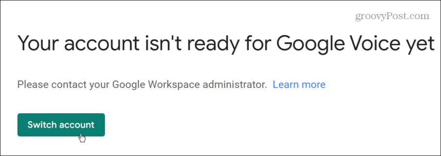 area di lavoro di Google