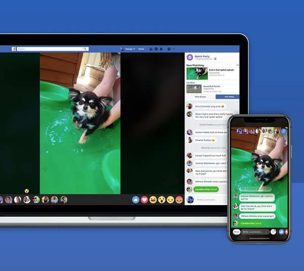 Facebook sta testando una nuova esperienza video in gruppi chiamata Watch Party, che consente ai membri di guardare i video insieme nello stesso momento e nello stesso posto. 