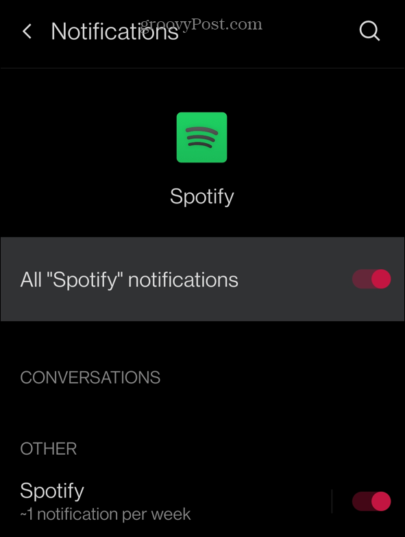 Ottieni Spotify su una schermata di blocco Android