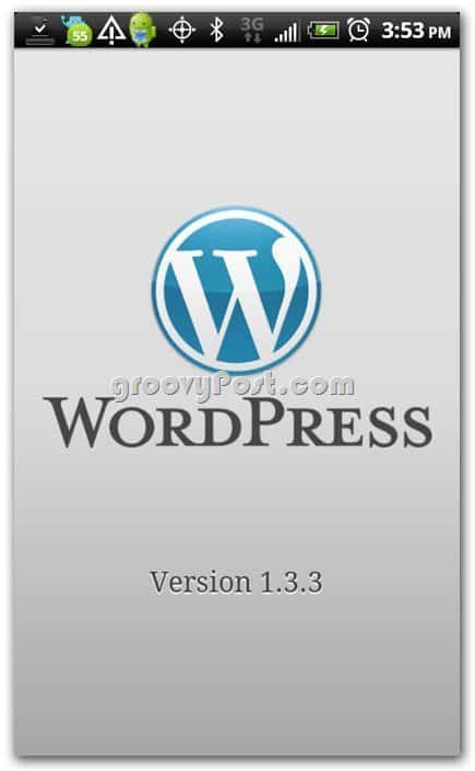 Wordpress su Android versione 1.33