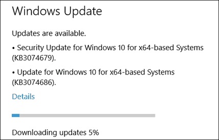 Windows 10 ottiene ancora un altro nuovo aggiornamento (KB3074679) aggiornato