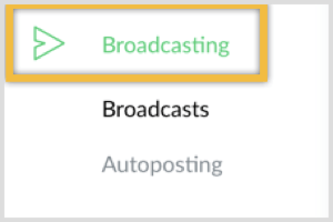 Fai clic su Trasmissione nel menu a sinistra.