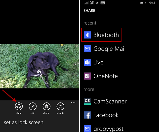 Suggerimento per Windows Phone 8.1: condividere file tramite Bluetooth