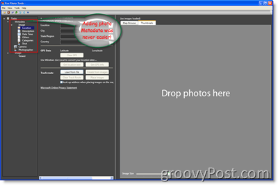 Metadati di Microsoft Pro Photo Tools:: groovyPost.com