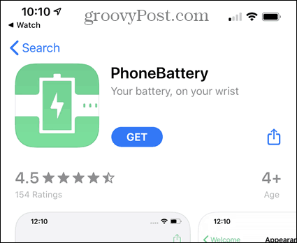 Installa l'app PhoneBattery dall'App Store