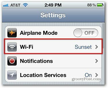 Apple iOS: smettere di fastidiose notifiche pop-up WiFi