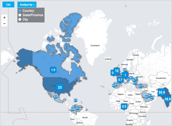 Analisi tweetsmap per paese