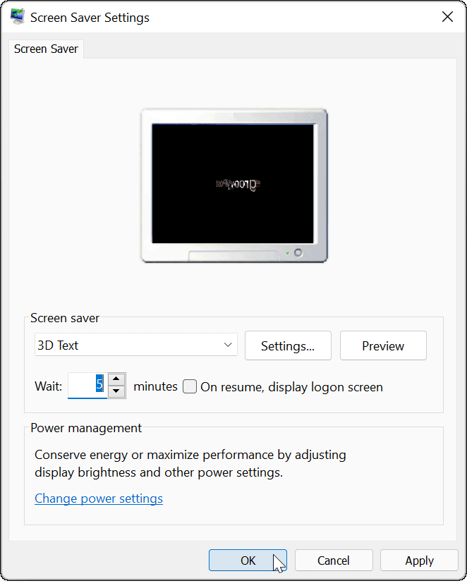  impostazioni dello screen saver windows 11
