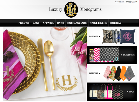 sito web di monogrammi di lusso