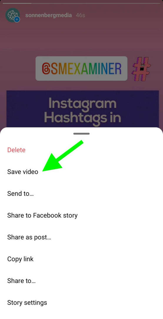 come-salvare-contenuti-organici-instagram-stories-swipe-file-example