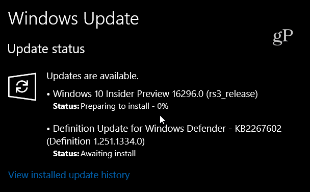 Microsoft rilascia l'anteprima di Windows 10 Build 16296 per PC