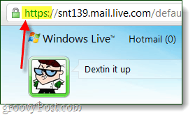configurazione https di windows live mail