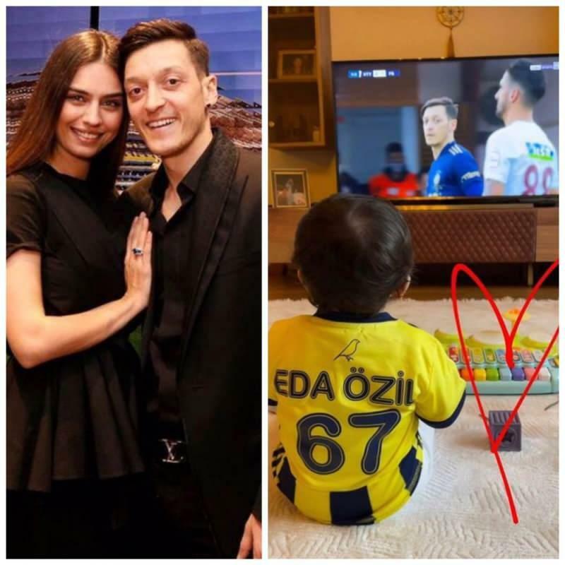 Mesut Özil ha condiviso una posa natalizia con sua figlia, che chiama "la mia piccola principessa"!