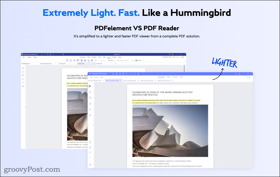 Lettore PDF vs PDFelement