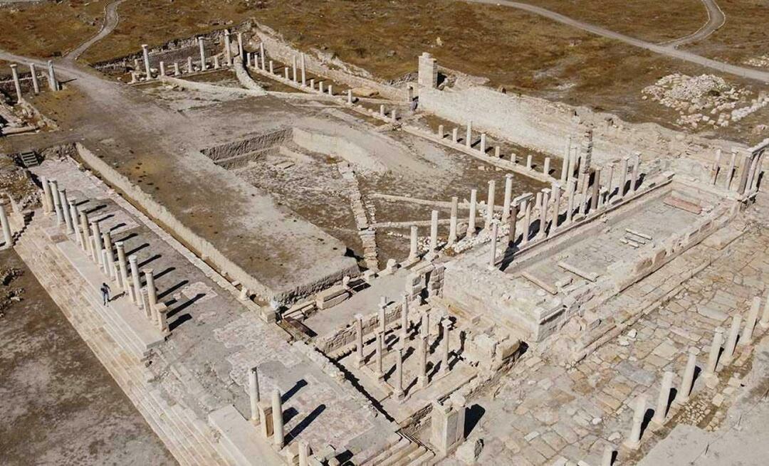 Le truppe greche invasori costruirono una trincea nell'antica città di Denizli durante la Guerra d'Indipendenza!