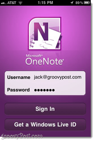 OneNote per iPhone (gratuito da Microsoft)