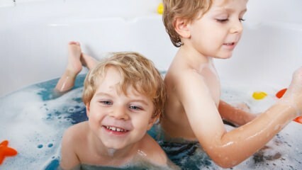 Come dovrebbe essere lavato il bambino più grande? 