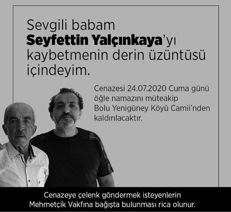Dolorosa giornata del famoso chef Mehmet Yalçınkaya! Ha mandato suo padre nel suo ultimo viaggio