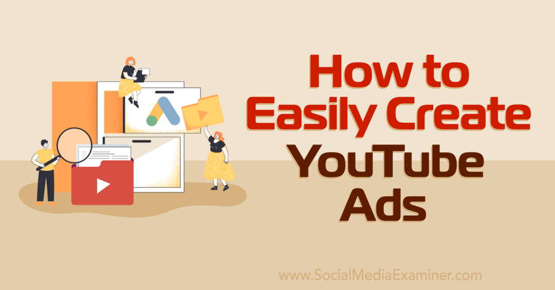 Come creare facilmente annunci YouTube con l'esaminatore di social media di Google Ads Asset Library