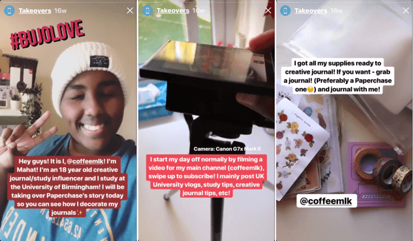 Come reclutare influencer social a pagamento, esempio di acquisizioni di Instagram da parte di @frompaperchase