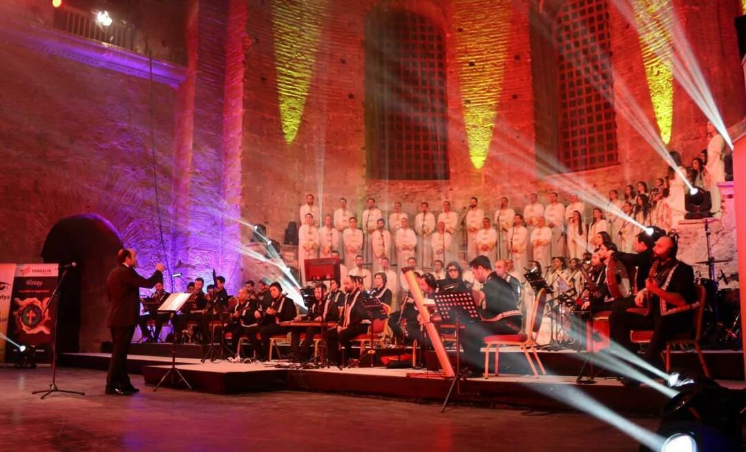 Il primo concerto dopo il disastro del secolo è dell'Antakya Civilizations Choir!