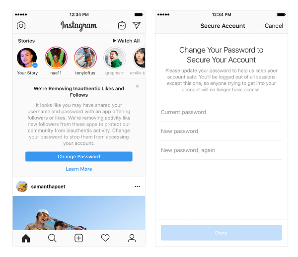 Instagram ha annunciato che inizierà a rimuovere Mi piace, follow e commenti non autentici dagli account che utilizzano app e robot di terze parti per aumentare la loro popolarità.