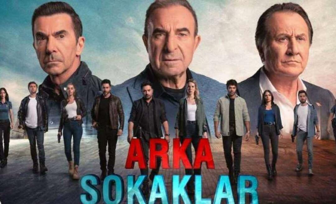 Trasferimento a sorpresa nella serie TV Arka Sokaklar!