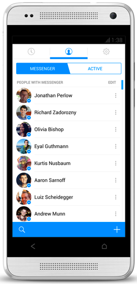 esperienza di Facebook Messenger per Android
