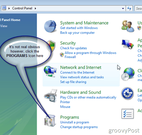 Abilita o installa lo strumento di cattura di Windows Vista
