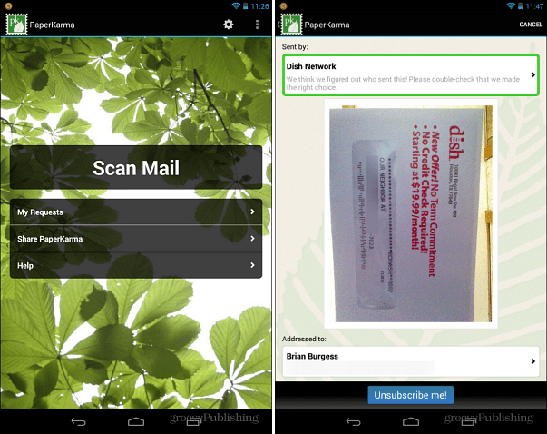 Come fermare la posta indesiderata con l'app mobile PaperKarma