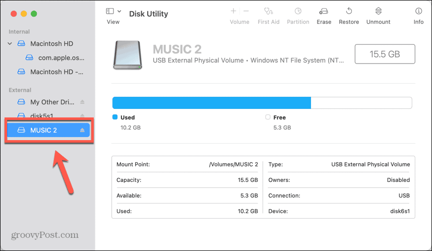 chiavetta usb mac