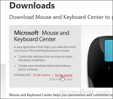 scarica centro mouse e tastiera microsoft