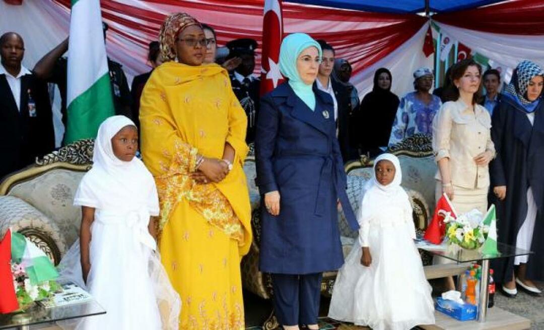 Grazie da Emine Erdoğan per il supporto di Buhari!