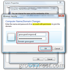 Windows 7 o Vista Unisciti a un dominio AD di Active Directory