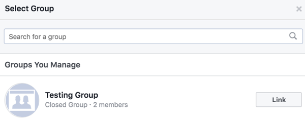 Collega il tuo gruppo Facebook ad altri gruppi.