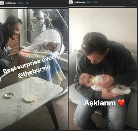 I momenti piacevoli di Kerem Bürsin con suo nipote